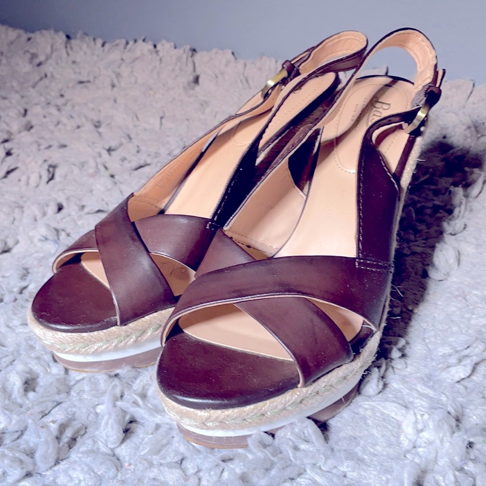 Bass cork screw heels.